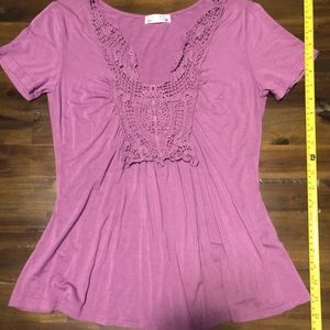 Missmoly purple pink fashion top